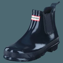 Hunter Womens Original Chelsea Gloss Navy