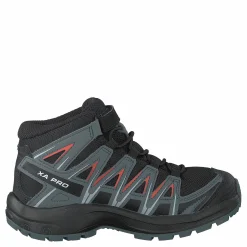 Barn Salomon Xa Pro 3d Mid Cswp K Black/stormy Weather/cherry To