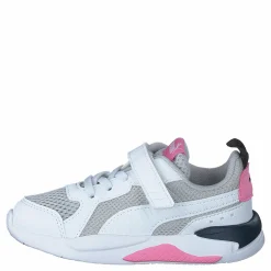 Barn Puma X-ray Ac Inf White-grayviol-sachetpink-peac