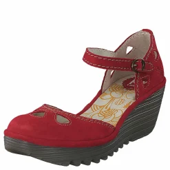 Fly London Yuna Lipstick Red