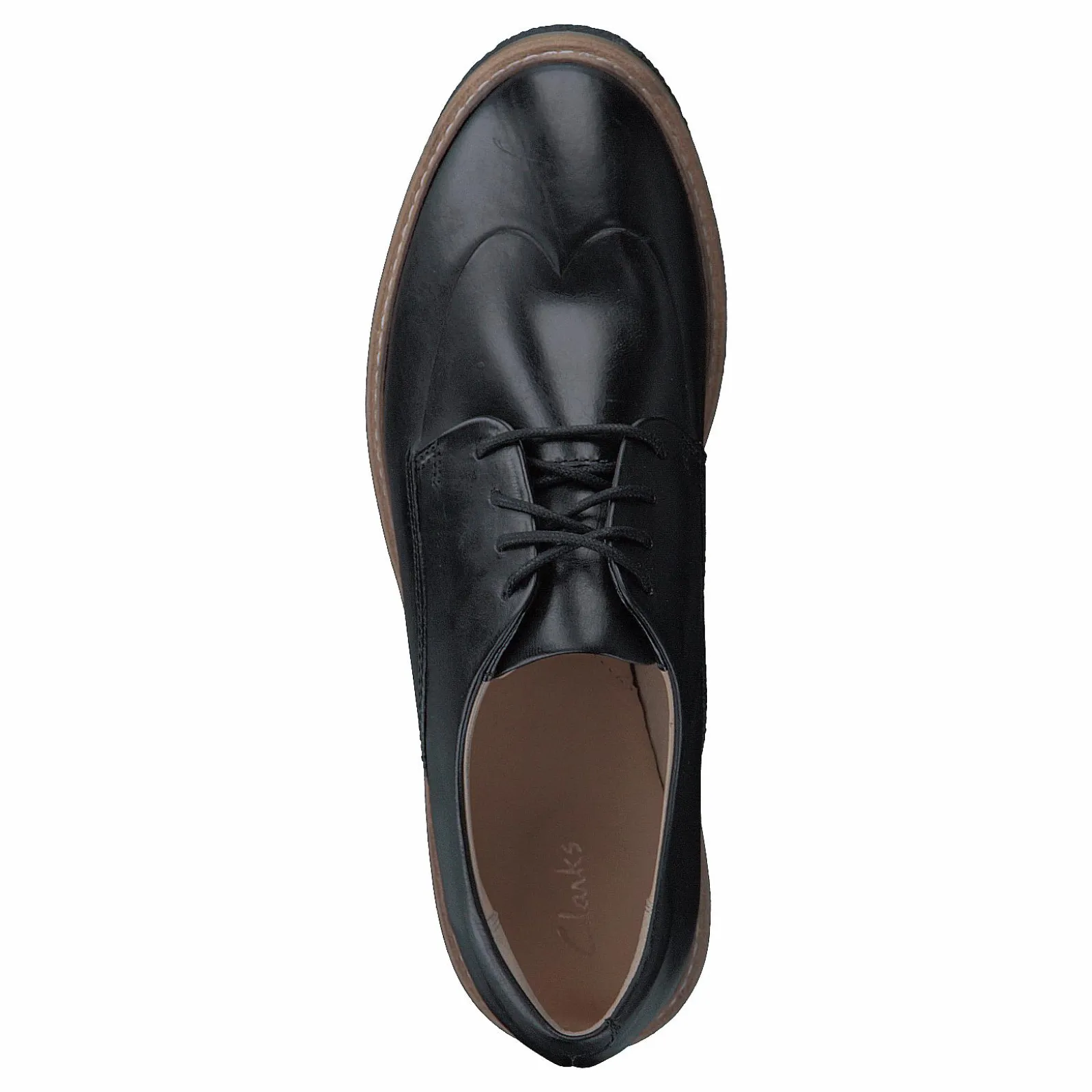 Clarks Zante Zara Black Leather