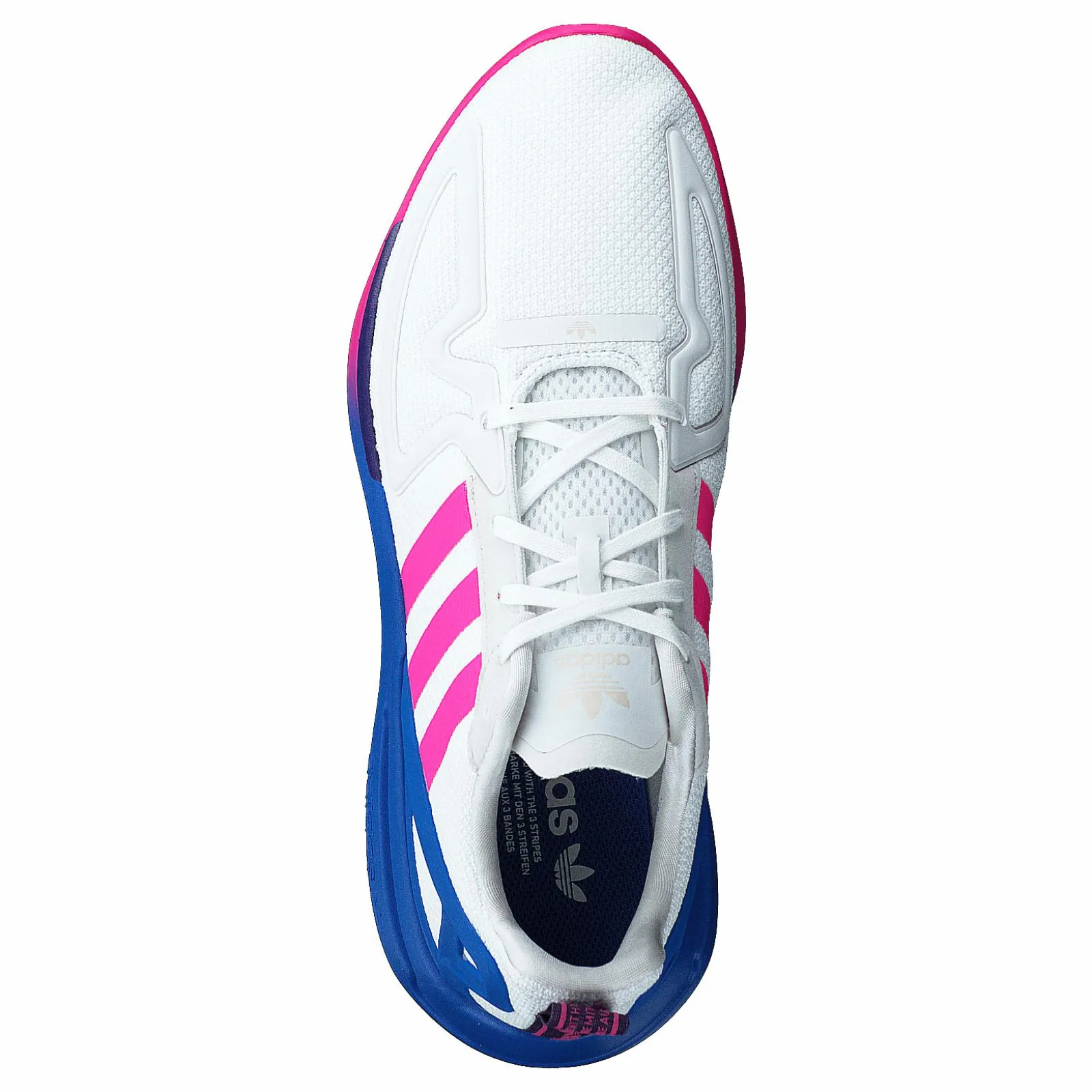 adidas Originals Zx 2k Flux W Crystal White/shock Pink/blue